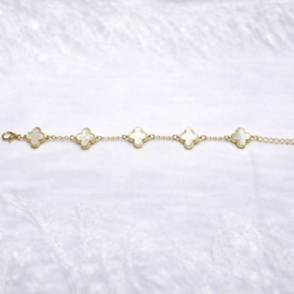 Parla Lucky Clover Elite Tek Renk Bileklikler