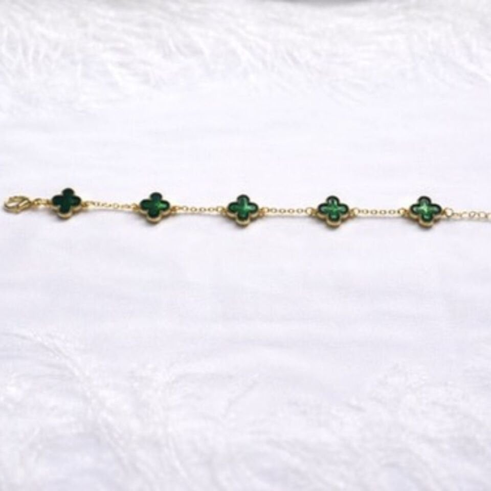 Parla Lucky Clover Elite Tek Renk Bileklikler