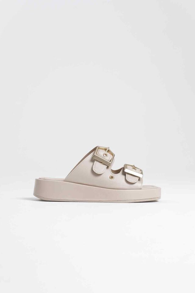 Kadın Bej Cilt Terlik TR17MY04C