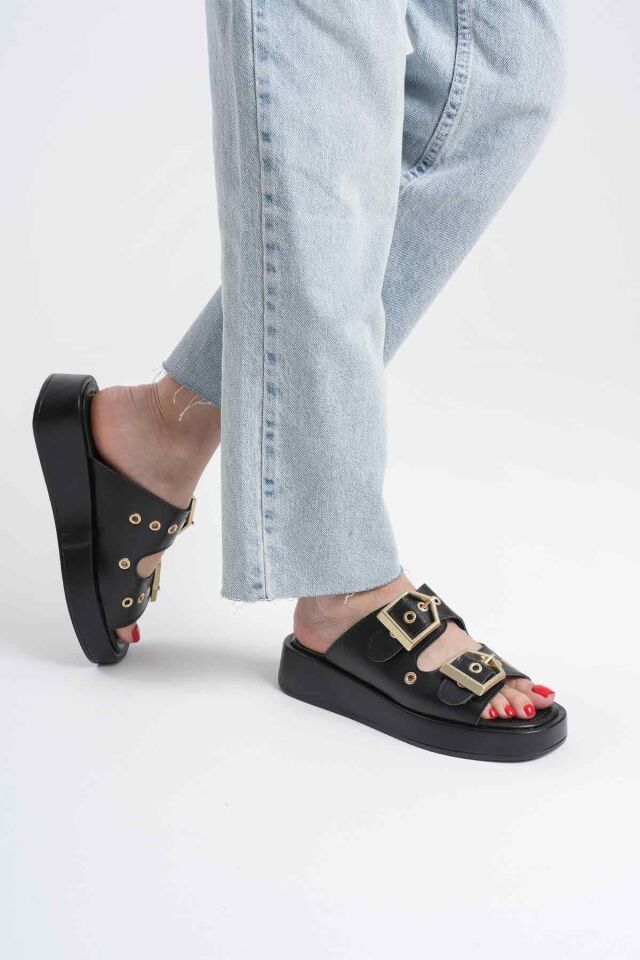 Kadın Siyah Cilt Terlik TR17MY04A