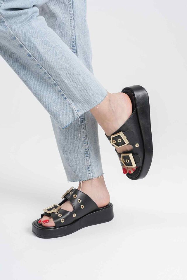 Kadın Siyah Cilt Terlik TR17MY04A