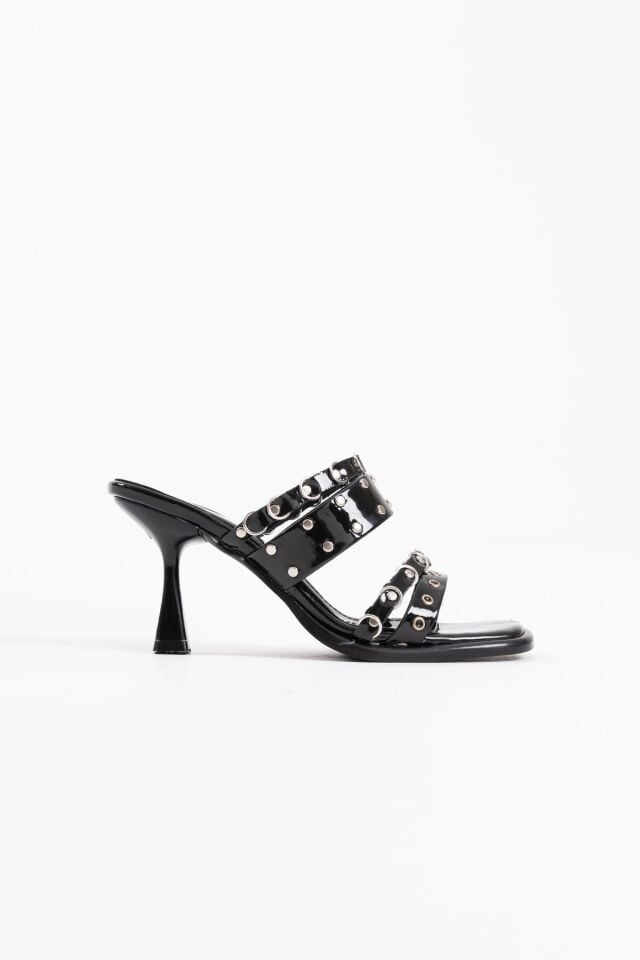 Topuklu Kadın Siyah Terlik TR02MY03A