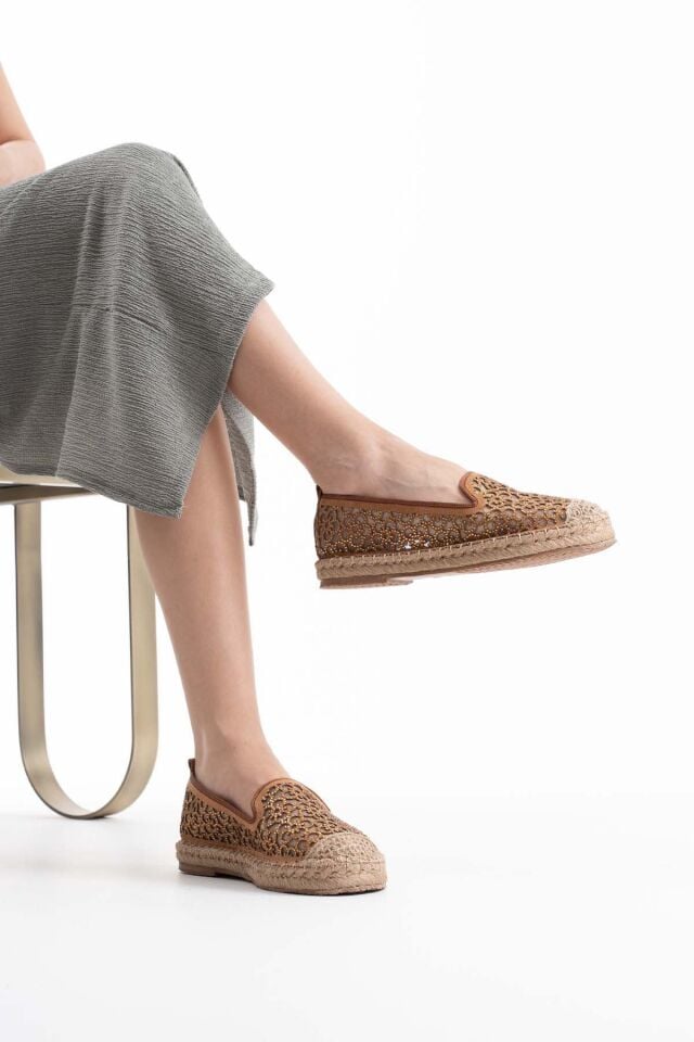 Kadın Taba Espadril Ayakkabı TR35MY07C