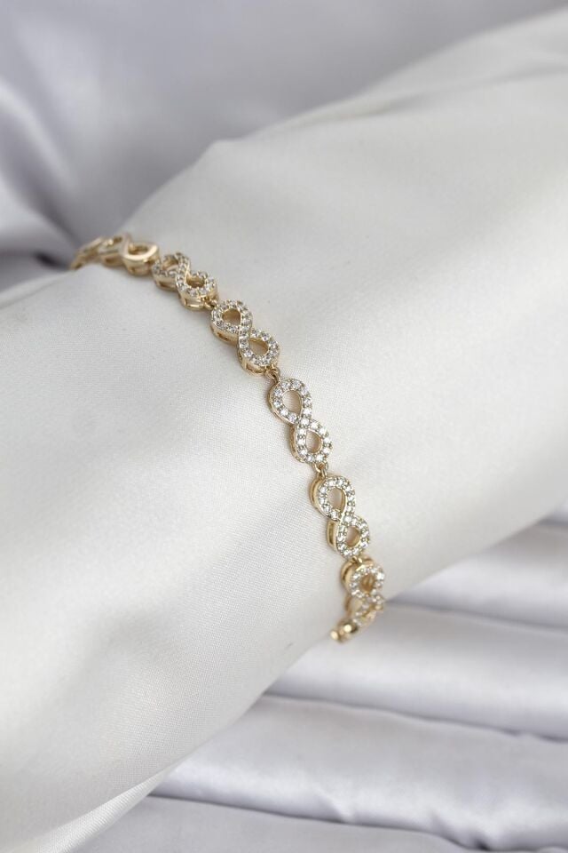 Xuping Zirkon Taşlı Sonsuzluk Model Kadın Bileklik