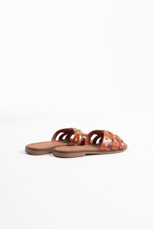 Kiremit Hakiki Deri Terlik TR31MY68G