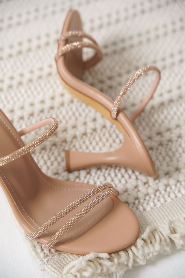 Topuklu Nude Kadın Terlik TR20MY24D