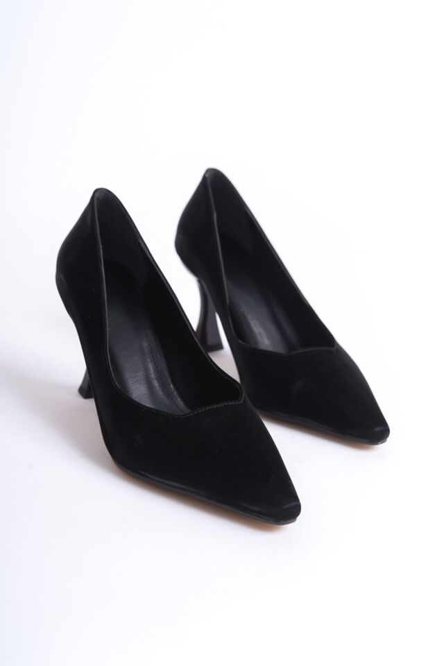 Kadın Siyah Saten Stiletto TR08MS27D