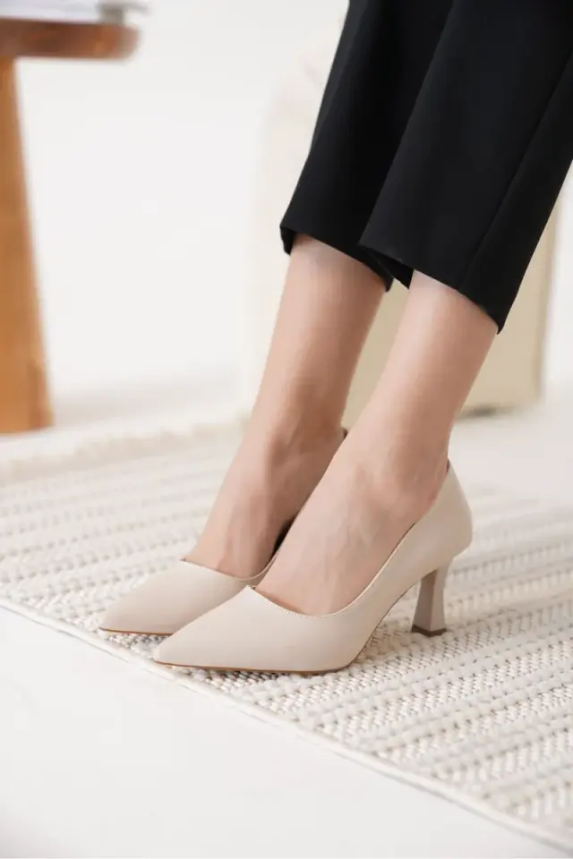 Kadın Bej Stiletto TR12MS06D