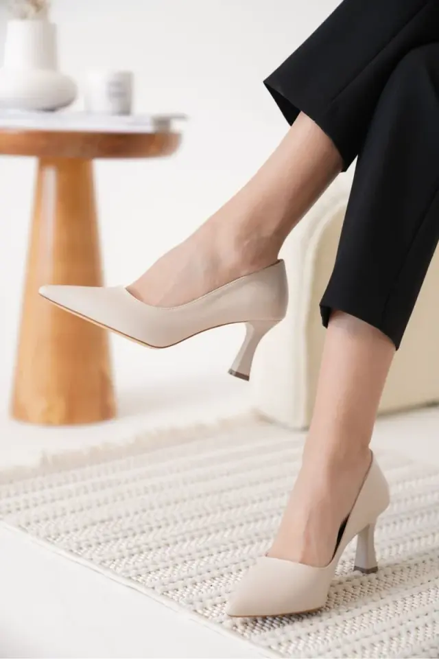 Kadın Bej Stiletto TR12MS06D