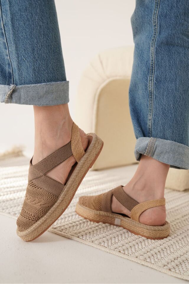 Kadın Vizon Espadril Ayakkabı TR19MY01D