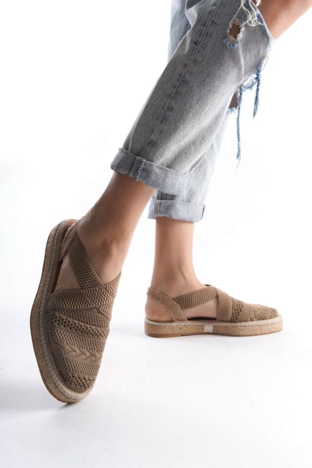 Kadın Vizon Espadril Ayakkabı TR19MY01D