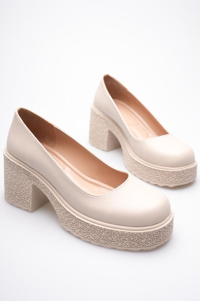 Kadın Bej Günlük Ayakkabı TR06MS04D