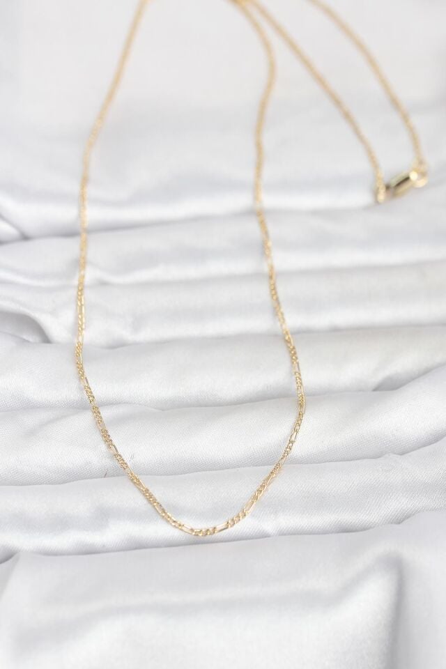 CM 14K Gold Renk 60 cm Zincirli Kadın Kolye