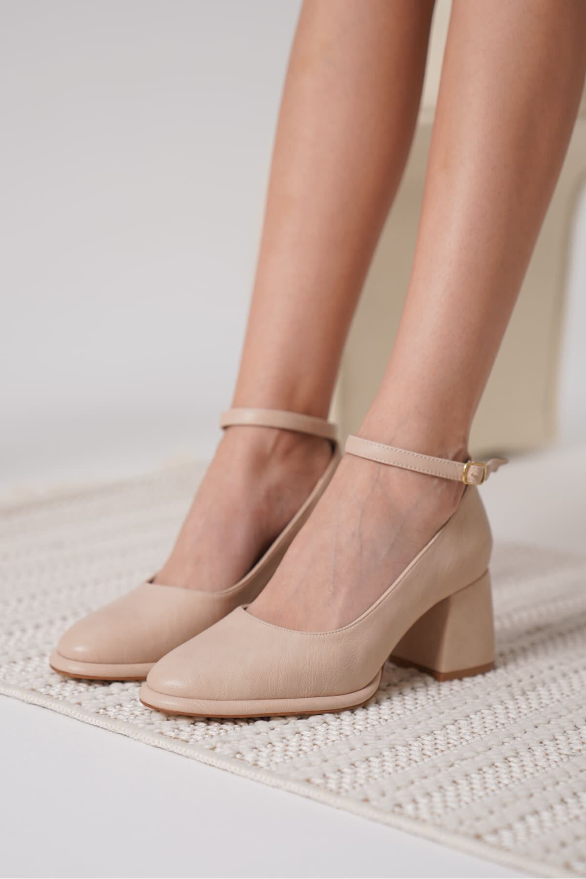 Kadın Mat Nude Topuklu Ayakkabı TR18MS06B