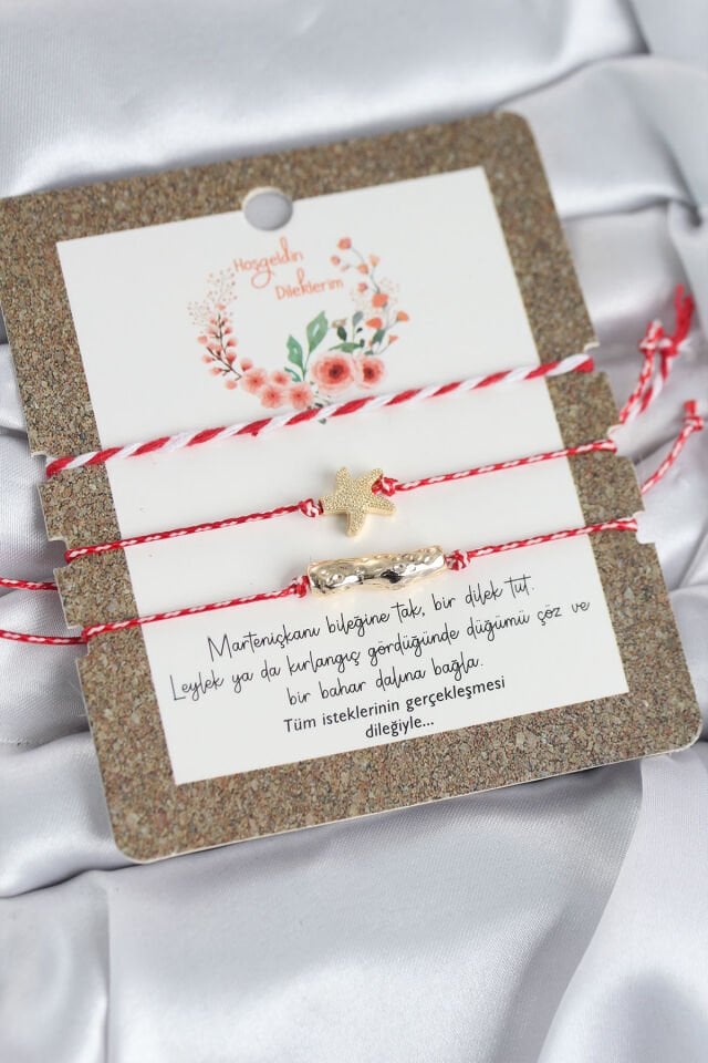 Marteniçka Bileklik 3'lü Deniz Yıldızı Model