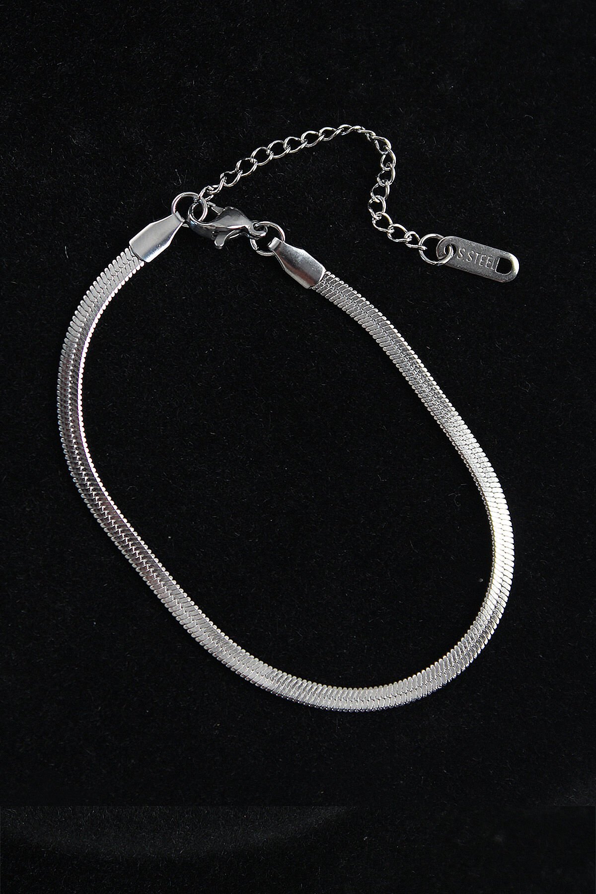 316L Çelik İtalyan Model Gümüş Renk Erkek Bileklik