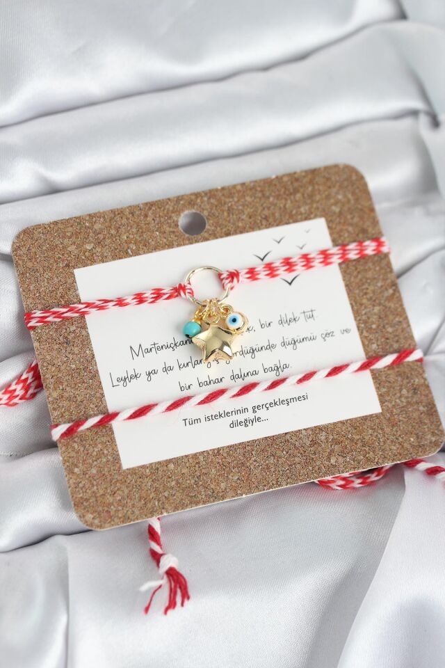 Marteniçka Bileklik 2'li Nazar ve Yıldız Model