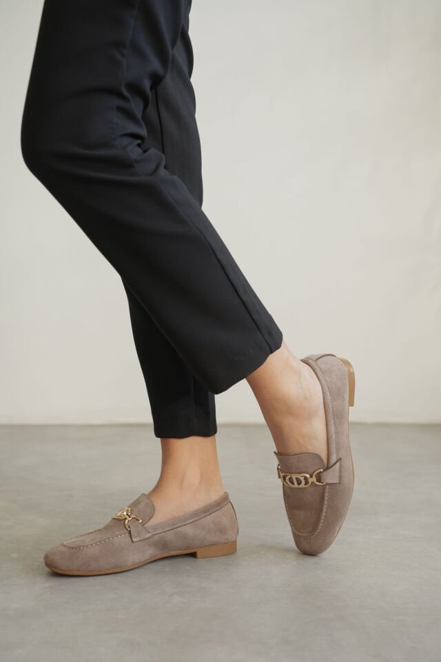 Kadın Süet Vizon Günlük Ayakkabı TR27MS01D