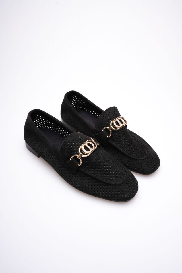 Kadın Siyah Toka Detaylı Ayakkabı TR27MS02A