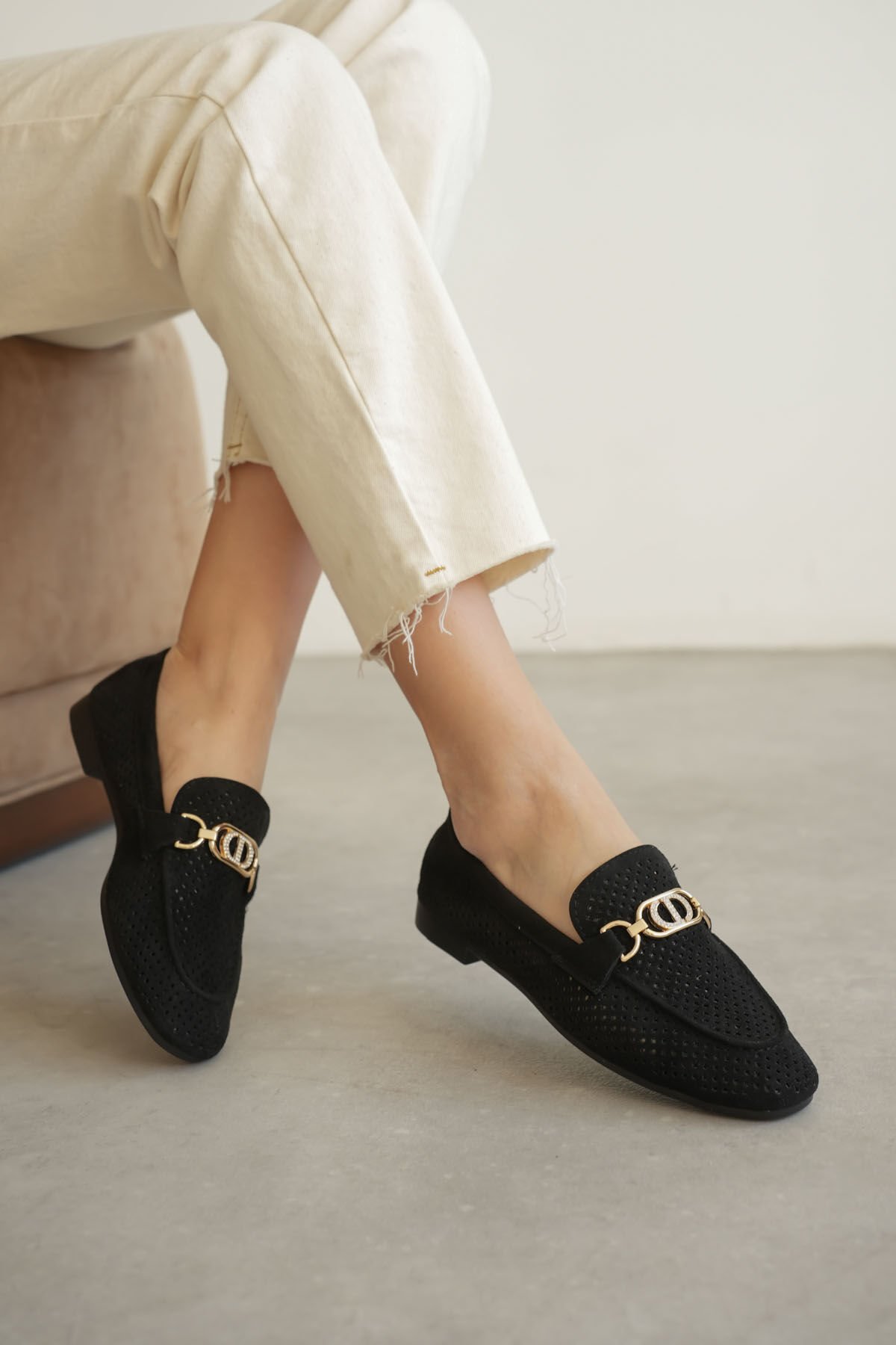 Kadın Siyah Toka Detaylı Ayakkabı TR27MS02A