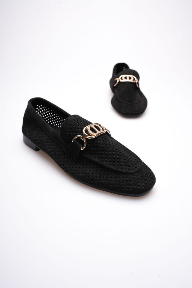 Kadın Siyah Toka Detaylı Ayakkabı TR27MS02A