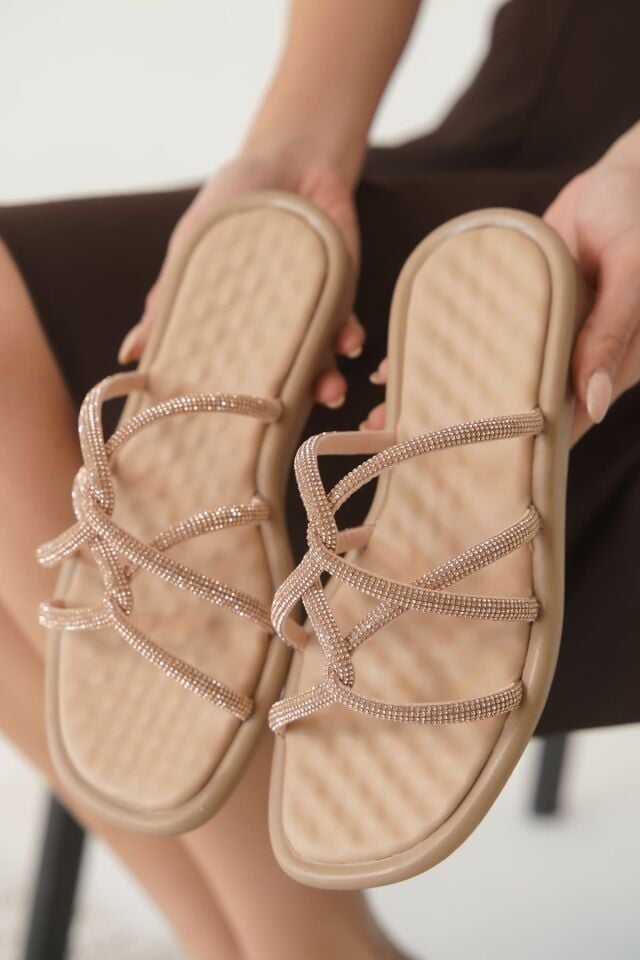 Nude Kadın Taşlı Terlik TR28MY04C