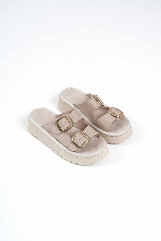 Bej Cilt Terlik TR14MY01B