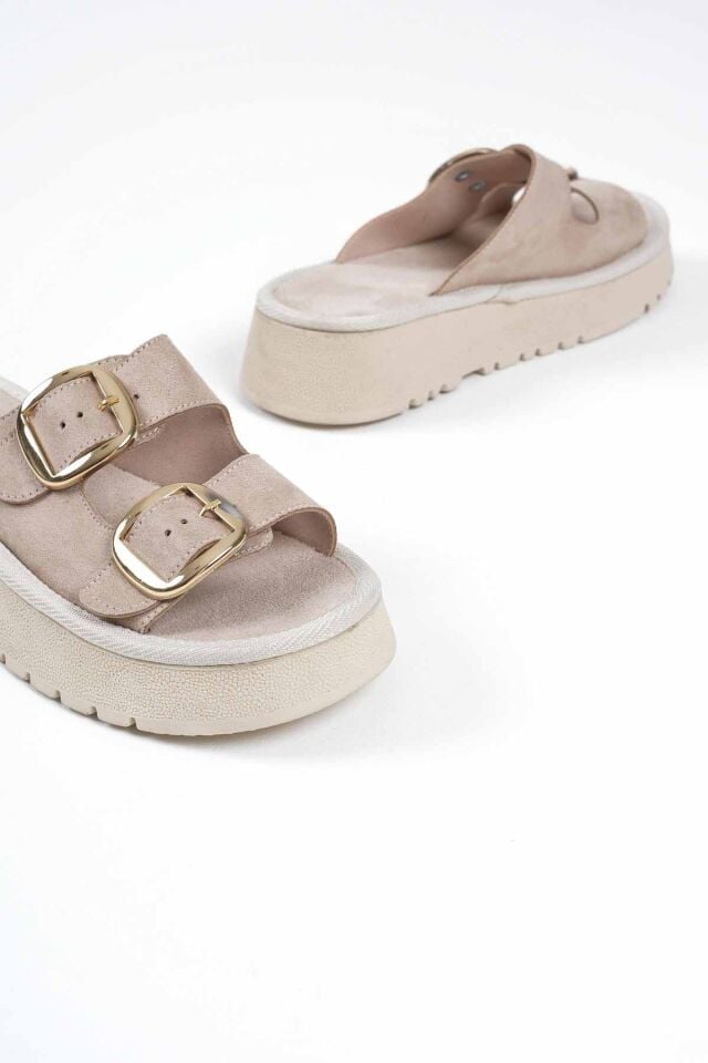 Bej Cilt Terlik TR14MY01B