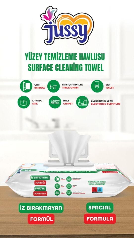 Easy Clean Yüzey Temizleme Havlusu – 12’li Avantajlı Koli