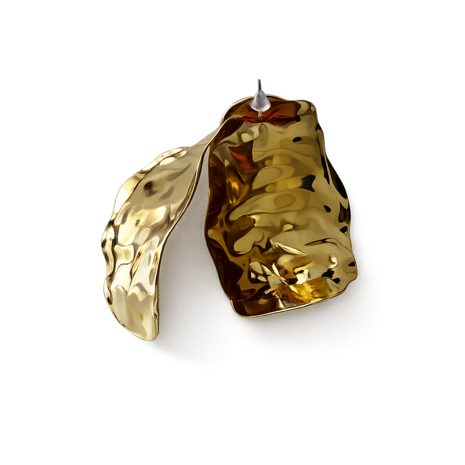 Parla Molten Gold Küpe