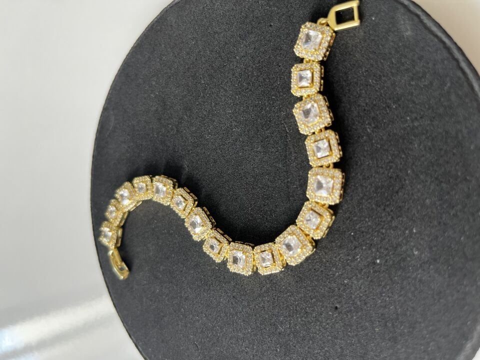 Parla Monaco Işıltı Gold Bileklik