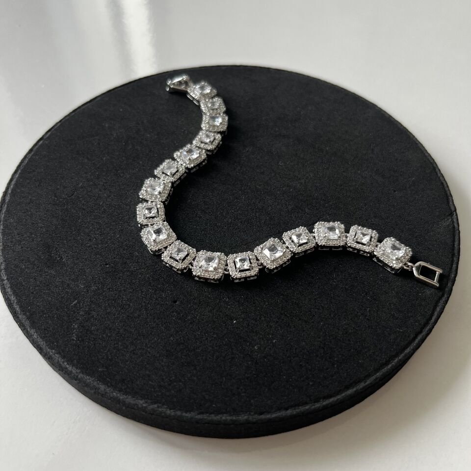 Parla Monaco Işıltı Silver Bileklik