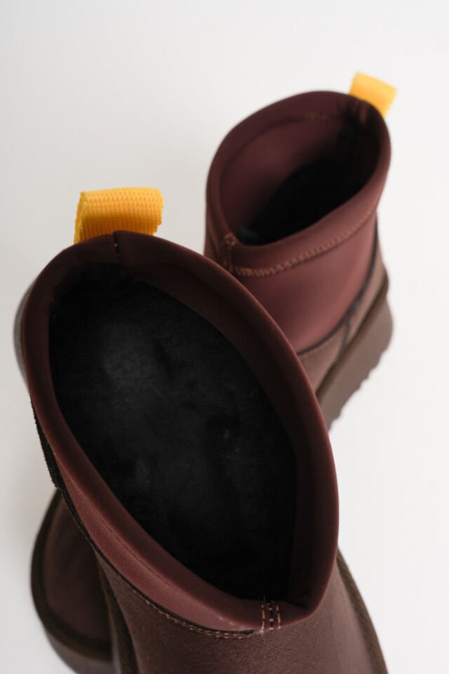 Kadın Acı Kahve Kışlık İçi Kürklü Kalın Taban Bot TR04MK04D