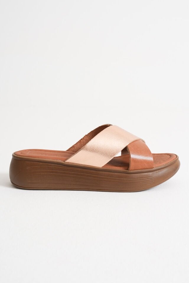 Günlük Taba Hakiki Deri Terlik TR31MY53G