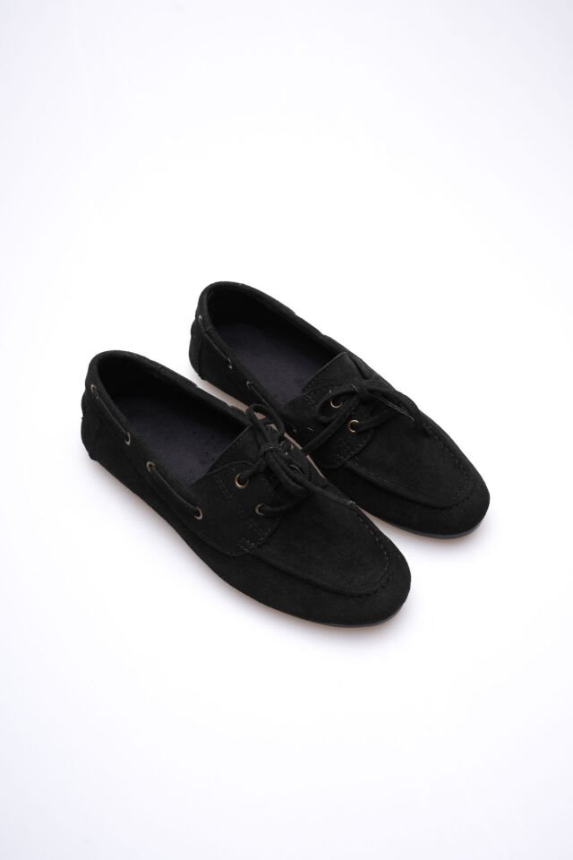 Kadın Siyah Günlük Süet Ayakkabı TR27MS06A