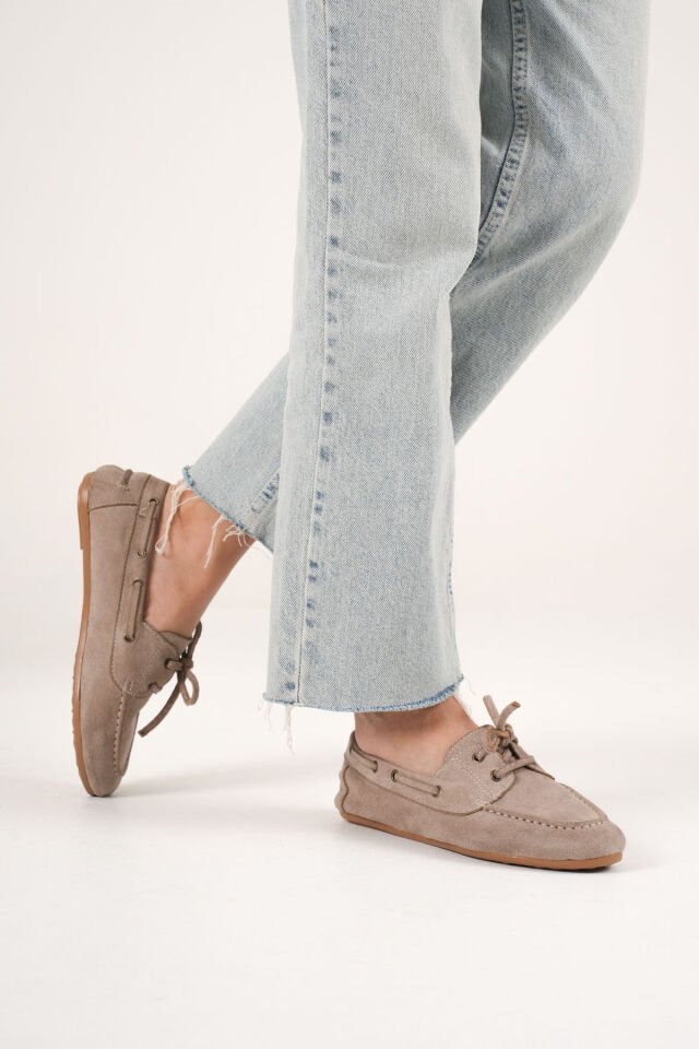 Kadın Vizon Günlük Süet Ayakkabı TR27MS06D