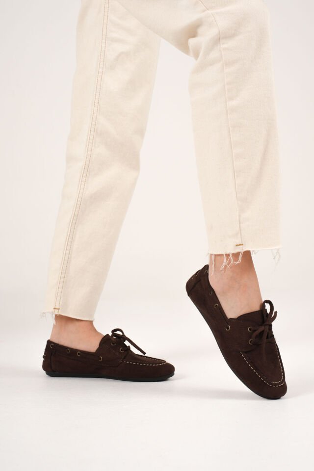 Kadın Acı Kahve Günlük Süet Ayakkabı TR27MS06E