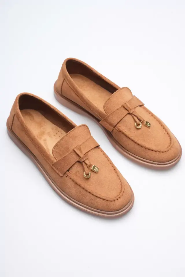 Kadın Taba Günlük Süet Ayakkabı TR27MS10C