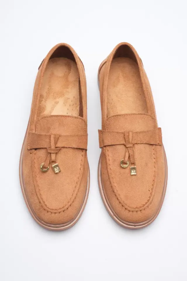 Kadın Taba Günlük Süet Ayakkabı TR27MS10C