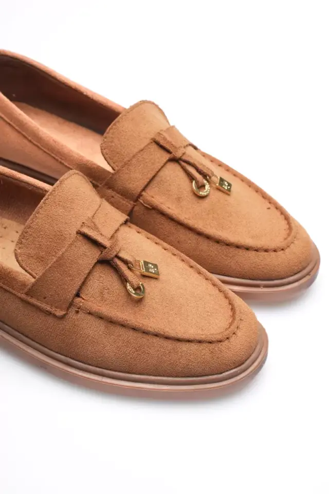 Kadın Taba Günlük Süet Ayakkabı TR27MS10C