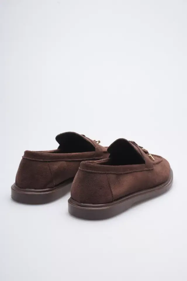 Kadın Acı Kahve Günlük Süet Ayakkabı TR27MS10D