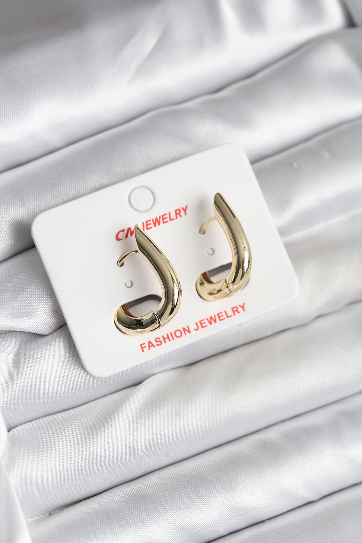 14K Gold Renk Kaplama CM Kadın Küpe