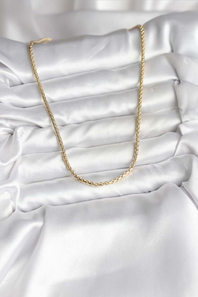 14K Gold Renk Kaplama Zincir Model CM Kadın Kolye