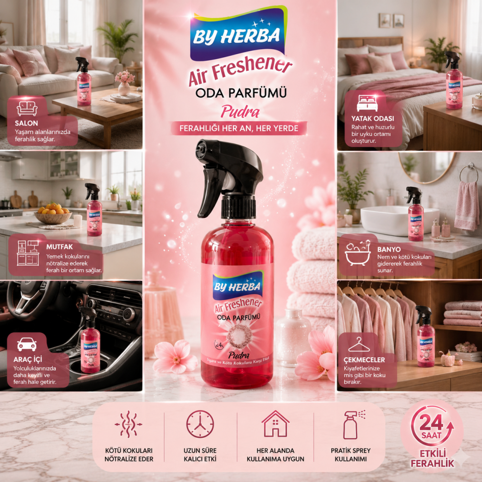By Herba Pudra Oda Parfümü 500ML