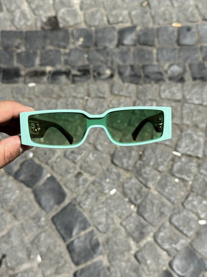 Sezzy Nıle Green Dikdörtgen Güneş Gözlüğü