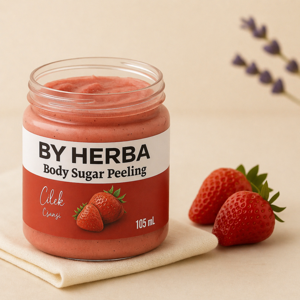 Çilekli Vücut Peeling