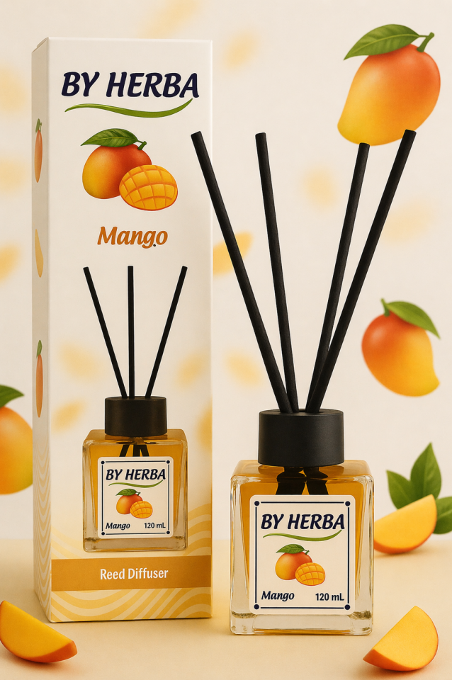 By Herba Mango Aromalı Çubuklu Oda Kokusu