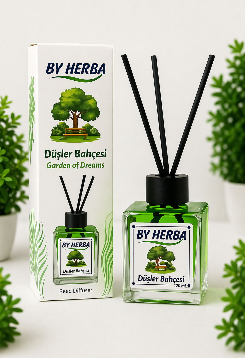 By Herba Düşler Bahçesi Çubuklu Oda Kokusu