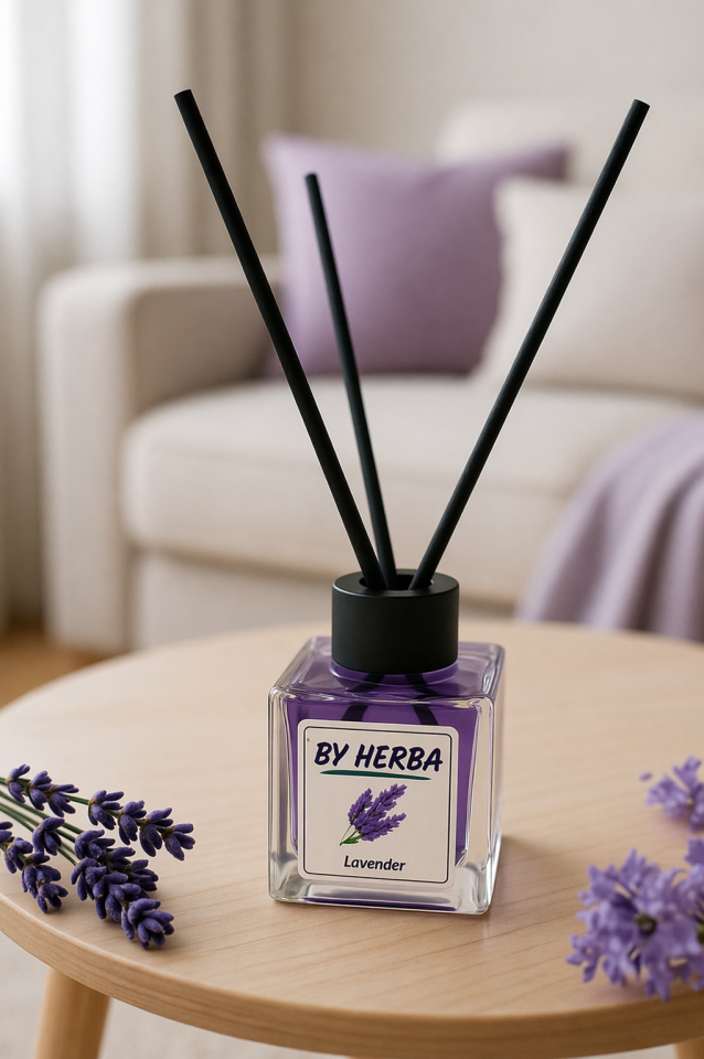 By Herba Lavanta Aromalı Çubuklu Oda Kokusu