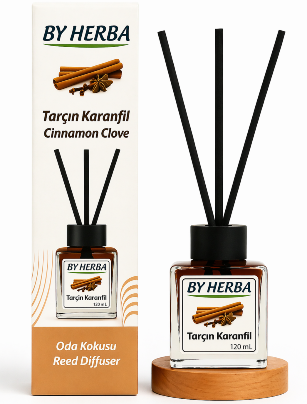 By Herba Tarçın Karanfil Çubuklu Oda Kokusu